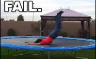 The most epic trampoline fail!…